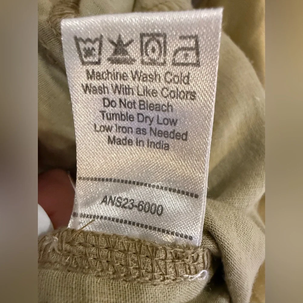 Love The Label Anthropologie Sleeveless Utility Satin Green Midi Dress Size XS - Picture 13 of 13